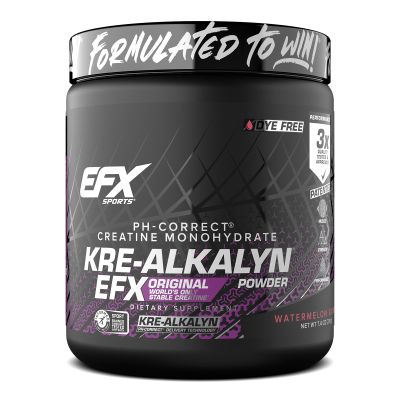 EFX Sports Kre-Alkalyn EFX Powder | pH Correct Creatine Monohydrate Powder Supplement | Strength, Muscle Growth & Performance | 116 Servings (Watermelon Gummy)