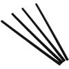 MarketPro Jumbo Wrapped Straw Black, 7.75" Overall Length | 5000/Case view 1