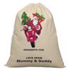 Printtoo Pack of 2 Drawstring Special Delivery Extra Large Size Christmas Sack Re-Usable Xmas Present Storage 27x20 Inch view 3