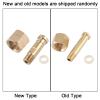 CGA-320 Brass Oxygen Inlet Connector, Regulator Inlet Nut Nipple with Washer, Pressure Reducer Accessories NPT1/4 view 2