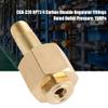 CGA-320 Brass Oxygen Inlet Connector, Regulator Inlet Nut Nipple with Washer, Pressure Reducer Accessories NPT1/4 view 3
