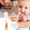 Cherish Baby Care Baby Toothbrush & Toddler Toothbrush Set (0-2 Years) - BPA-Free & Safety-Tested, 2023 Award Winner, Food-Grade Silicone (Orange) view 4