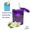 Precidio New 2022 Drink in the Box Design Eco-Friendly Reusable Drink Container, 8oz (Purple) 1008PR view 2