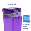 Precidio New 2022 Drink in the Box Design Eco-Friendly Reusable Drink Container, 8oz (Purple) 1008PR view 4