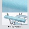 XWZJY Bath Toilet Chair Folding Homecare Bedside Commode Space Saving with Handles and Bucket Non-Slip Leg Pad for Seniors, Disabled, Handicapped view 3