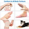 1 Inch Wide Skin Colour Elastic Self- Adhesive Bandage Finger Tape,Wrap Bandages for Wrist and Ankle for Chair and Table Legs to Reduce Friction and Noise-12pc view 4