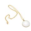 5X Necklace Magnifier, Magnifying Glass Necklace, Hanging Magnifier Pocket Monocle Lens Necklace Magnifying Glass Loupe Hanging Loupe Utility Monocle Lens for The Seniors Elders Aged Reading view 1