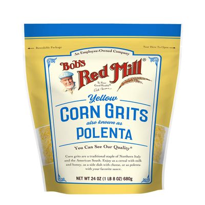 Bob's Red Mill Corn Grits / Polenta, 24oz (Pack of 1) - Vegan, Kosher