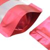 100 Metallic Colored with Clear Window Metallic Foil Stand-Up Resealable Food Storage Pouch (5oz, Matte Red) view 4