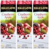 Bigelow Cranberry Apple Herbal Tea Bags 28-Count Box (Pack of 3) Cranberry Apple Hibiscus Flavored Herbal Tea Bags All Natural Non-GMO view 1