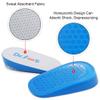 Dr. Foot's Height Increase Inserts, Gel Heel Lift Insoles, Shoe Lifts Insoles for Leg Length Discrepancies (1.4" Height) Blue view 3