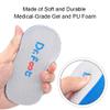 Dr. Foot's Height Increase Inserts, Gel Heel Lift Insoles, Shoe Lifts Insoles for Leg Length Discrepancies (1.4" Height) Blue view 4