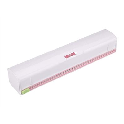 Cling Film Cutter, Plastic Food Wrap Dispenser, Wrap Cutter Foil and Cling Film Cutte Storage Kitchen, Made of ABS Material, Non