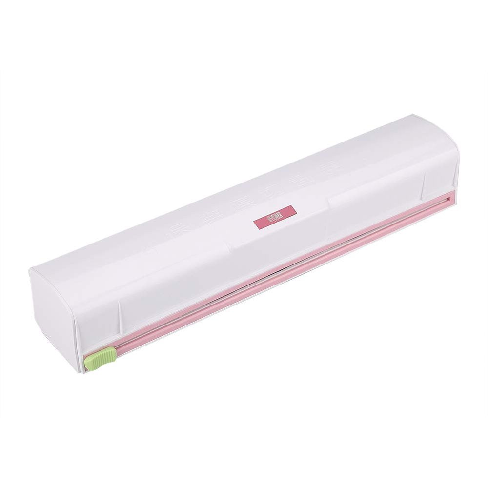 Cling Film Cutter, Plastic Food Wrap Dispenser, Wrap Cutter Foil and Cling Film Cutte Storage Kitchen, Made of ABS Material, Non