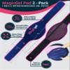 Magic Gel Ice Pack for Back Pain Relief | 2 Pack Reusable Lower Back Wrap for Hot or Cold Therapy | Relief for Lower Lumbar, Sciatic Nerve, Herniated or Degenerative Disc, Coccyx, Tailbone Pain view 3