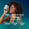 Puori Omega 3 Fish Oil - Ultra Pure 2000mg x 240 Softgels - Heart, Brain and Eye Health Supplement - Burpless, IFOS Certified, Non-GMO Capsules - O3-2000mg EPA 1250mg DHA 500mg view 3