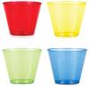 Baxter Distributing Plastic Party Cups, 9 Ounce Hard Plastic Tumbler Assorted Color, Box of 144 view 1