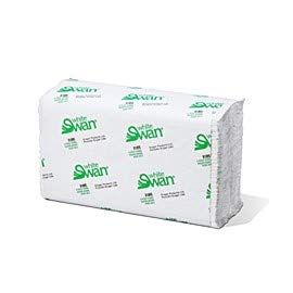Kruger White Swan 01095 White C-Fold Towels, 10"x13", 2400/Case