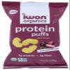 Iwon Organics Organic Caramelized Onion Protein Puffs, 5 OZ view 1