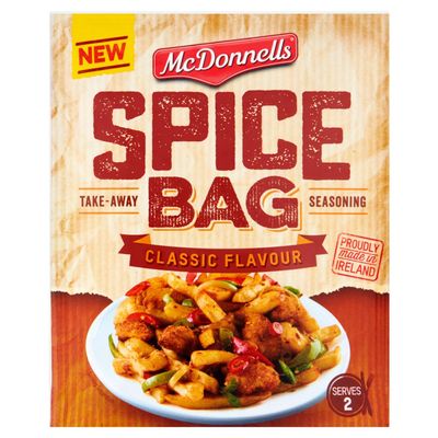 2 sachets of McDonnells Spice Bag Classic Flavour Seasoning Mix 40g each