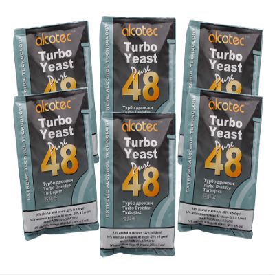 Alcotec 48 Hour Turbo Yeast, 135g (6 Packs)