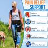 5 in 1 Hip Brace for Women Men Sciatica Pain Relief Devices - Adjustable Groin, Hip Flexor Compression Wrap for Comfortable Thigh, Hamstring & Sciatic Nerve Support, Improved Mobility & Recovery view 2