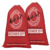 Printtoo Pack of 2 Drawstring Special Delivery Extra Large Size Christmas Sack Re-Usable Xmas Present Storage 27x20 Inch view 1