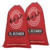 Printtoo Large Drawstring Canvas Bag Christmas Sack Bags Santa Gift Sack Custom Party Favor 2 Pcs 27x20 Inch view 1