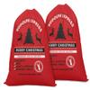 Printtoo Pack of 2 Pcs Xmas Presents Storage Bags Large Santa Gift Sack with Drawstring Christmas Party Favor 27x20 Inch view 1