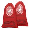 Printtoo Large Drawstring Canvas Bag Christmas Sack Bags Santa Gift Sack Custom Party Favor 2 Pcs 27x20 Inch view 1
