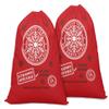 Printtoo Pack of 2 Drawstring Special Delivery Extra Large Size Christmas Sack Re-Usable Xmas Present Storage 27x20 Inch view 1