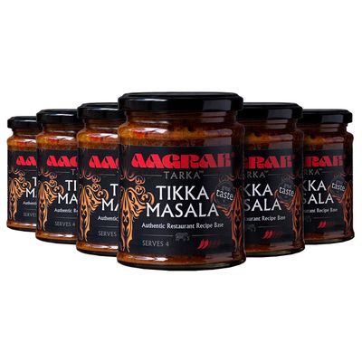 Aagrah Foods Tikka Masala Sauce - 6 Pack (57.14 oz)
