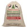 Printtoo Pack of 2 Pcs Xmas Presents Storage Bags Large Santa Gift Sack with Drawstring Christmas Party Favor 27x20 Inch view 3