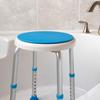 Vaunn Medical Tool-Free Assembly Adjustable Swivel Shower Stool Seat Bench with Anti-Slip Rubber Tips for Safety and Stability view 2