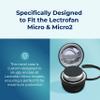 Adaptive Sound Technologies Carrying Case for LectroFan Micro & Micro2 - with Pocket for Charger Plus Removable Lanyard - Storing Case for LectroFan Micro Sound Machine - Black view 3