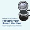 Adaptive Sound Technologies Carrying Case for LectroFan Micro & Micro2 - with Pocket for Charger Plus Removable Lanyard - Storing Case for LectroFan Micro Sound Machine - Black view 4