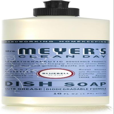 Mrs. Meyer's Liquid Dish Soap Bluebell, 16 FL OZ (Pack of 1)
