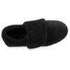 Acorn Men's Adjustable Wrap Slippers, Warm and Cozy Therapeutic Support for Arthritis, Swollen feet, or Diabetic Footwear, Black, 10.5-11.5 view 2
