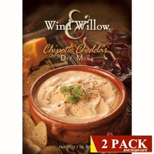 Wind & Willow Gourmet Dip Mix 2-Packs (Chipotle Cheddar Dip Mix)