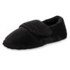 Acorn Men's Adjustable Wrap Slippers, Warm and Cozy Therapeutic Support for Arthritis, Swollen feet, or Diabetic Footwear, Black, 12-13 view 1
