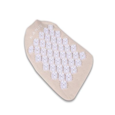 Kanjo Heat Therapy Acupressure Pillow - Neck and Stomach Pillow - Relieve Neck and Stomach Pain - Includes Travel Bag