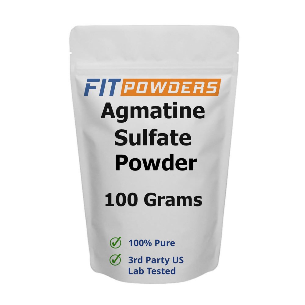 FitPowders Agmatine Sulfate Powder | Pure Agmatine Powder | Nitric Oxide Supplement (100g)