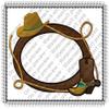 1/2 Sheet - Cowboy Ranch Birthday - D20466 - 2D Edible Cake/Cupcake Party Topper view 1