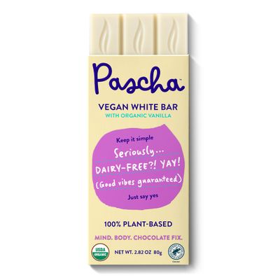 Pascha Organic Vegan White Chocolate Bars, UTZ, Gluten Free, Non GMO, 10 Count(Pack of 1)