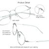 VisionGlobal Blue Light Blocking Glasses for Computer Reading or Gaming, for men/women (Silver, +4.75 Magnification) view 3