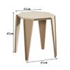 Plastic Home Adults Bath Stool Shower Chair Non-Slip Waterproof Lightweight Pedal Foot Bath Stool Bathroom Seat Blue view 3