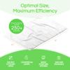 Towels N More 60 Pieces 31oz Cotton Kitchen Cleaning Towels, Reusable Bar Mop Towel, Commercial Grade Quality (White) view 3