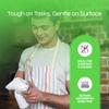 Towels N More 60 Pieces 31oz Cotton Kitchen Cleaning Towels, Reusable Bar Mop Towel, Commercial Grade Quality (White) view 4