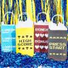 BLUE PANDA Arcade Paper Bags - 9" x 5.3" x 3.15", Kraft Paper, Pack of 24, Red/Yellow/Blue/Black - Birthday Goodie Bags for Kid Party Favor view 2