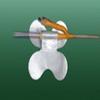 Cath-Secure Plus Catheter Tube Holder, 2-1/2 Inch Long Tab, Butterfly Base, 5445-6 - Sold by: Pack of One view 1